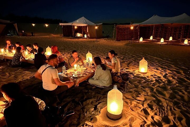 Moroccan Dinner Under the Stars in Timlalin Dunes