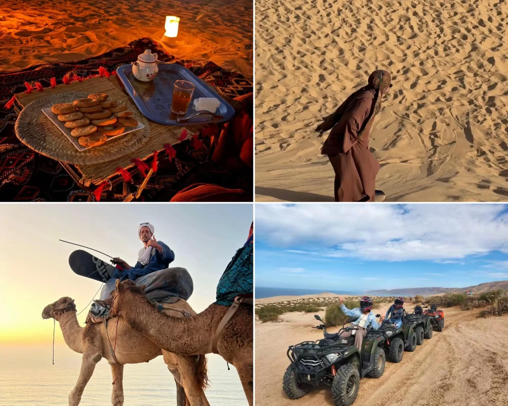 Sandboarding & Quad bike & Camel ride